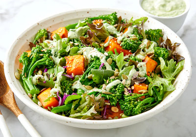 Woolworths Wintery Green Salad with Green Goddess Dressing