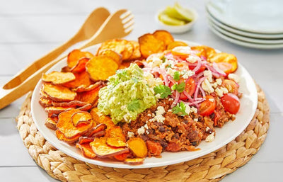 Woolworths Beef Nachos with Homemade Kumara Chips